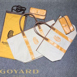Goyard Anjou Reversible Tote Yellow