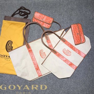 Goyard Anjou Reversible Tote Orange