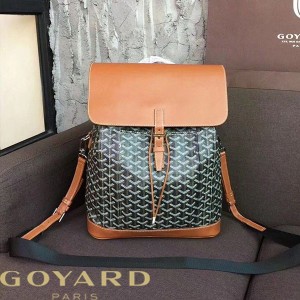 Goyard Goyardine Alpin Backpack Brown