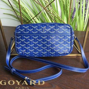 Goyard Goyardine Amacapvert Crossbody Bag Blue