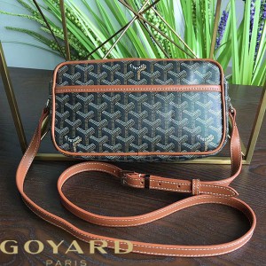 Goyard Goyardine Amacapvert Crossbody Bag Brown