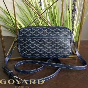 Goyard Goyardine Amacapvert Crossbody Bag Navy Blue