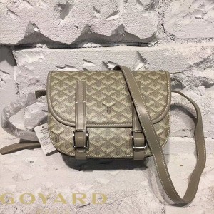 Goyard Goyardine Belvedere MM Messenger Bag Olive