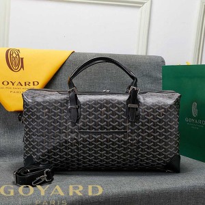Goyard Goyardine Boeing Travel Bag Black