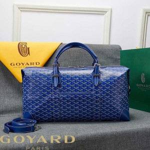 Goyard Goyardine Boeing Travel Bag Blue
