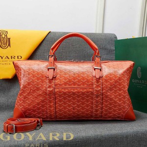Goyard Goyardine Boeing Travel Bag Orange