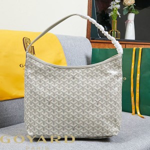Goyard Goyardine Boheme Hobo Bag Beige