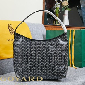 Goyard Goyardine Boheme Hobo Bag Black