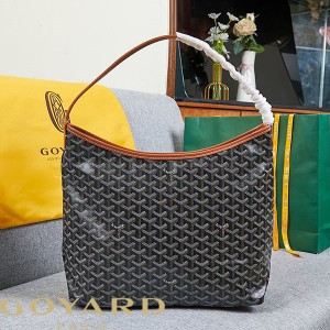 Goyard Goyardine Boheme Hobo Bag Brown