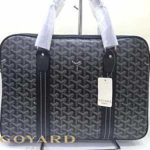 Goyard Goyardine Briefcase Black