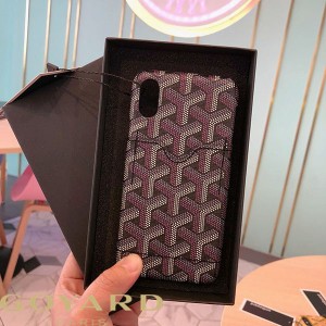 Goyard Goyardine Card Case iPhone Case Black