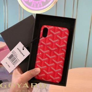 Goyard Goyardine Card Case iPhone Case Red