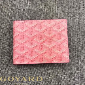 Goyard Goyardine Card Holder Pink