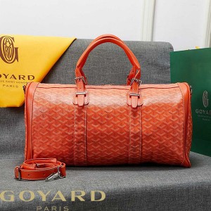 Goyard Goyardine Croisiere Travel Bag Orange