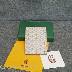 Goyard Goyardine Grenelle Passport Holder Apricot