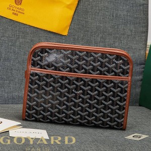 Goyard Goyardine Jouvence Toiletry Pouch Brown