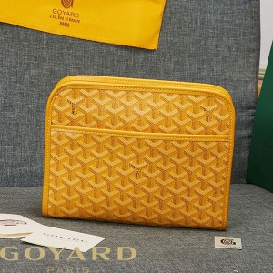 Goyard Goyardine Jouvence Toiletry Pouch Yellow