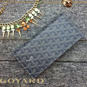 Goyard Goyardine Large Richelieu Bifold Wallet Grey