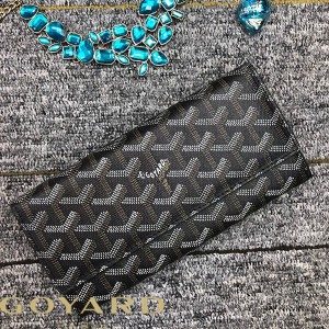 Goyard Goyardine Large Varenne Bifold Wallet Black