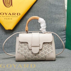 Goyard Goyardine Mini Saigon Souple Bag Beige