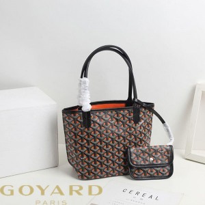 Goyard Goyardine Mini Saint Louis Claire Voie Tote Orange