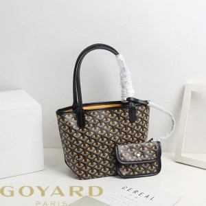 Goyard Goyardine Mini Saint Louis Claire Voie Tote Yellow