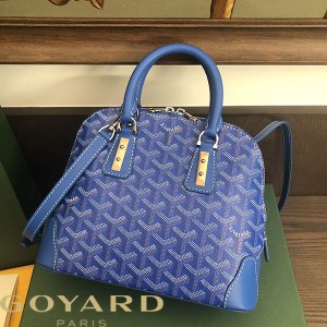 Goyard Goyardine Mini Vendome Bag Blue