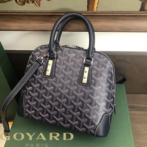 Goyard Goyardine Mini Vendome Bag Navy Blue