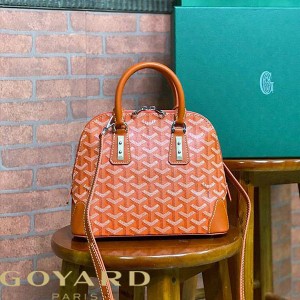 Goyard Goyardine Mini Vendome Bag Orange