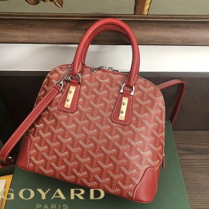 Goyard Goyardine Mini Vendome Bag Red