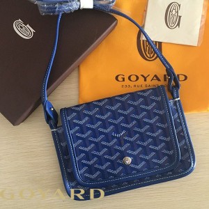 Goyard Goyardine Plumet Crossbody Bag Blue