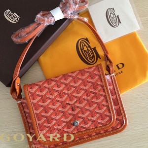 Goyard Goyardine Plumet Crossbody Bag Orange