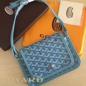 Goyard Goyardine Plumet Crossbody Bag Sky Blue