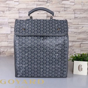 Goyard Goyardine Saint Leger Backpack Grey