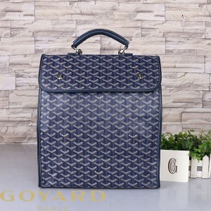 Goyard Goyardine Saint Leger Backpack Navy Blue