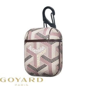 Goyard Goyardine Saint Louis Airpods Case Beige