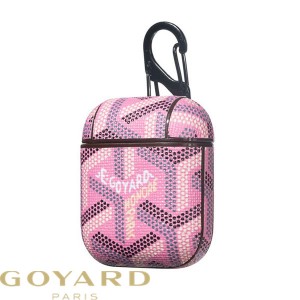 Goyard Goyardine Saint Louis Airpods Case Pink