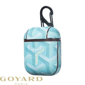 Goyard Goyardine Saint Louis Airpods Case Sky Blue