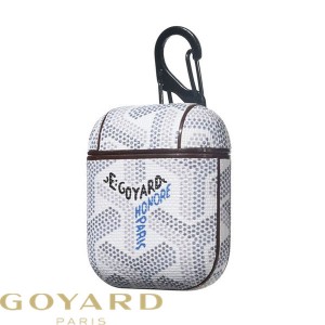 Goyard Goyardine Saint Louis Airpods Case White