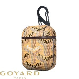 Goyard Goyardine Saint Louis Airpods Case Yellow