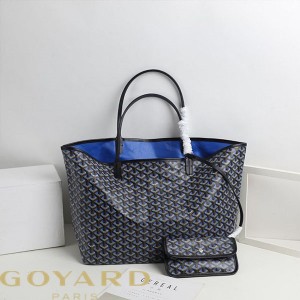 Goyard Goyardine Saint Louis Claire Voie Tote Blue