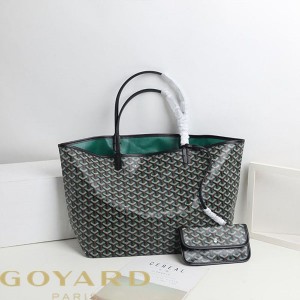 Goyard Goyardine Saint Louis Claire Voie Tote Green