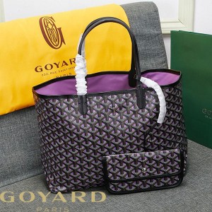 Goyard Goyardine Saint Louis Claire Voie Tote Purple