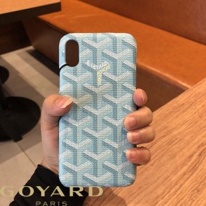 Goyard Goyardine Saint Louis iPhone Case Blue