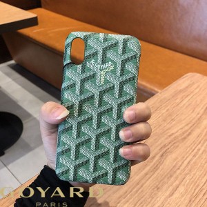 Goyard Goyardine Saint Louis iPhone Case Green