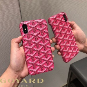 Goyard Goyardine Saint Louis iPhone Case Rose