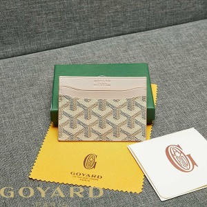 Goyard Goyardine Saint Sulpice Card Holder Apricot
