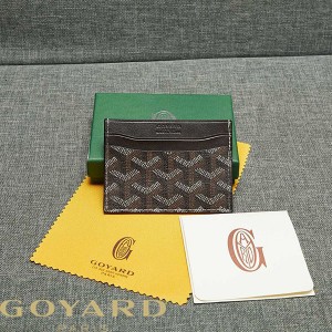 Goyard Goyardine Saint Sulpice Card Holder Black