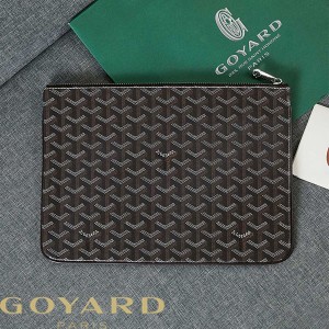 Goyard Goyardine Senat Clutch Black/Brown