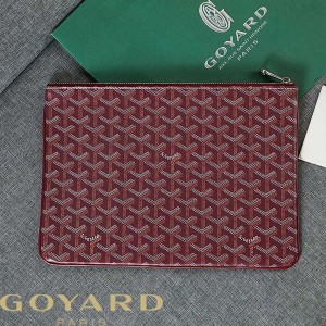Goyard Goyardine Senat Clutch Burgundy